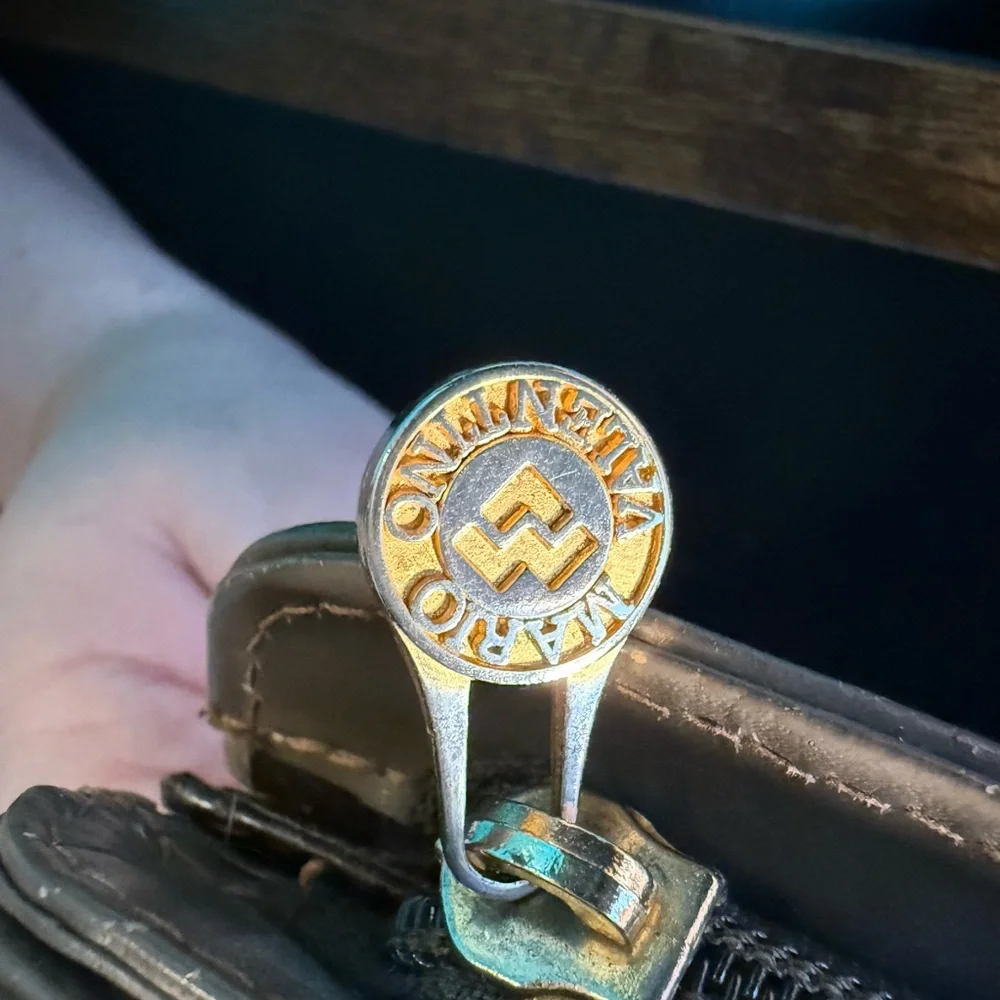 Brown Monogram Valentino Clutch - Picture 10 of 11